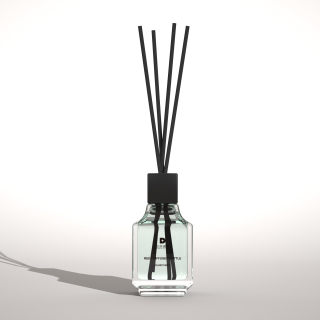 Bottiglia con diffusore in vetro ambrato vuoto personalizzato di lusso fantasia da 150 ml