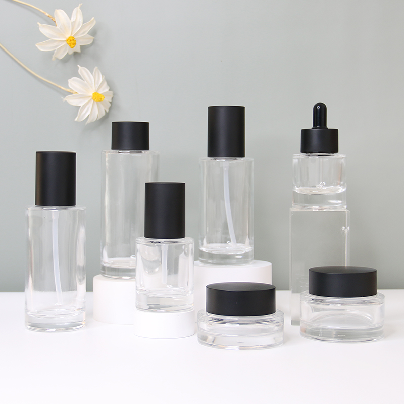 Cosmetic Glass Bottle Sets