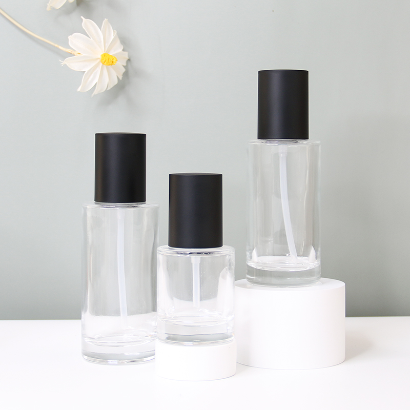 Kosmetik-Glasflaschen-Sets, Glastiegel-Lotionflasche für Hautpflege