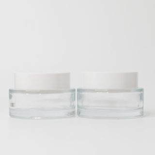 Kemasan Toples Perawatan Kulit Kosmetik 50g Glass Cream Jar