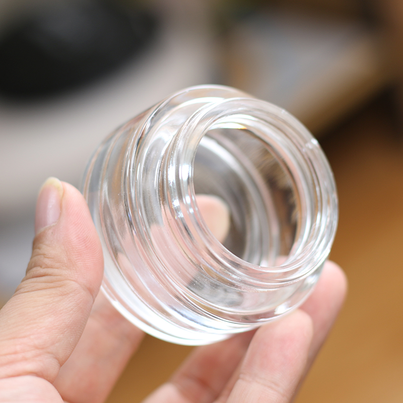 Tarro de cristal para crema cosmética y cuidado de la piel, 50 g.