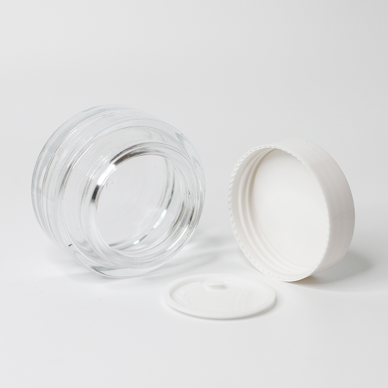 Tarro de cristal para crema cosmética y cuidado de la piel, 50 g.