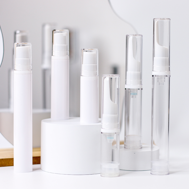5 ml, 10 ml, 12 ml, 15 ml Augencreme, Airless-Flasche, Vakuumflasche aus Kunststoff