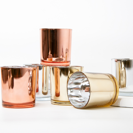 Матовый белый прозрачный круглый контейнер для свечей