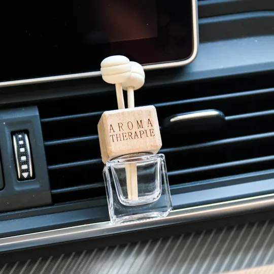 Difusor de ambientador de aire de 10 ml Botella de perfume colgante de coche esmerilado vacío