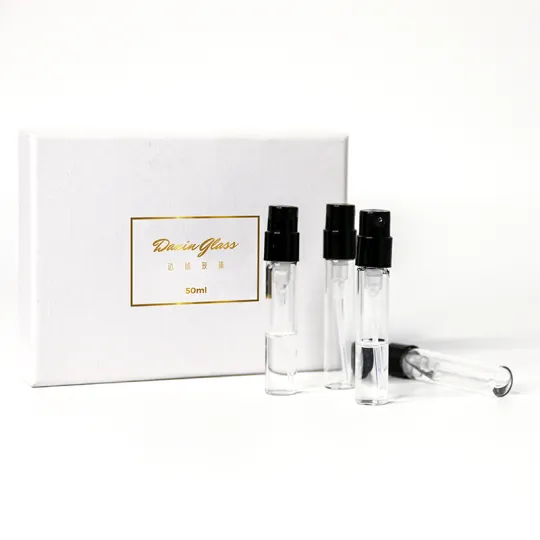 2ml/3ml/5ml/10ml Mini botellas de perfume de muestra de bolsillo portátiles