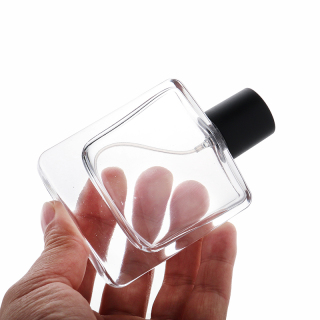 50ml Clear Glass Empty Refillable Travel Packing Perfume Bottle