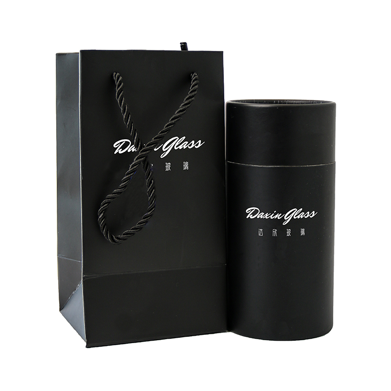 Runde, zylindrische Parfümflasche, 100 ml, mit Boxverpackung