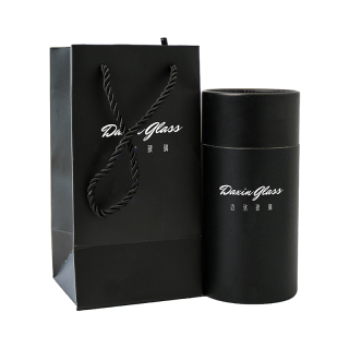 Cylinder Round Perfume Bottle 100ml Botol Parfum with Box Packaging