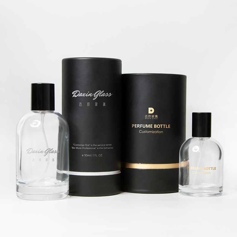 검정색 향수병 세트 (상자 포장) - 스프레이형 향수병 (30ml, 50ml, 100ml)