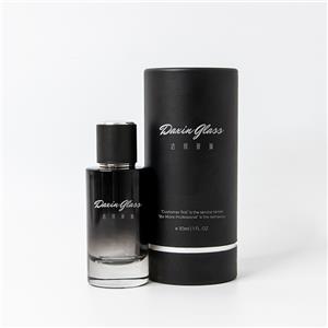New Design Gradual Coating Perfume Bottle Packaging Box Perfume Cylinder Shape