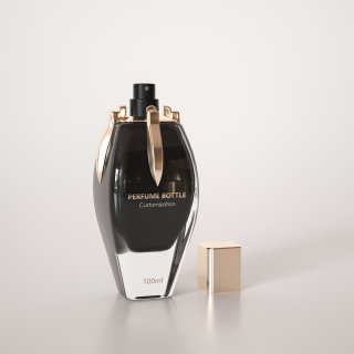 100ml 3.4oz Exotic Luxury Novel Refillable Glass Perfume Bottle