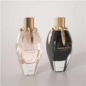 100ml 3.4oz Exotic Luxury Novel Refillable Glass Perfume Bottle