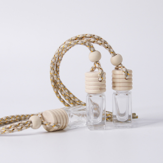 5ml 8ml Parfum Mobil Botol Pengharum Ruangan Botol dengan Tutup Kayu