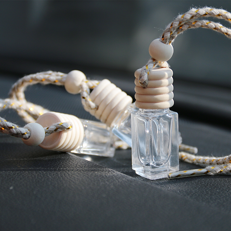 Botol Penyegar Udara Kereta Minyak Wangi 5ml 8ml dengan Penutup Kayu
