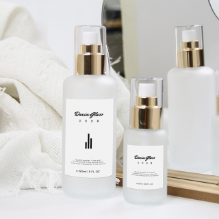 Custom Logo Clear Frosted Empty Spray Bottle for Room Spray 50ml 150ml