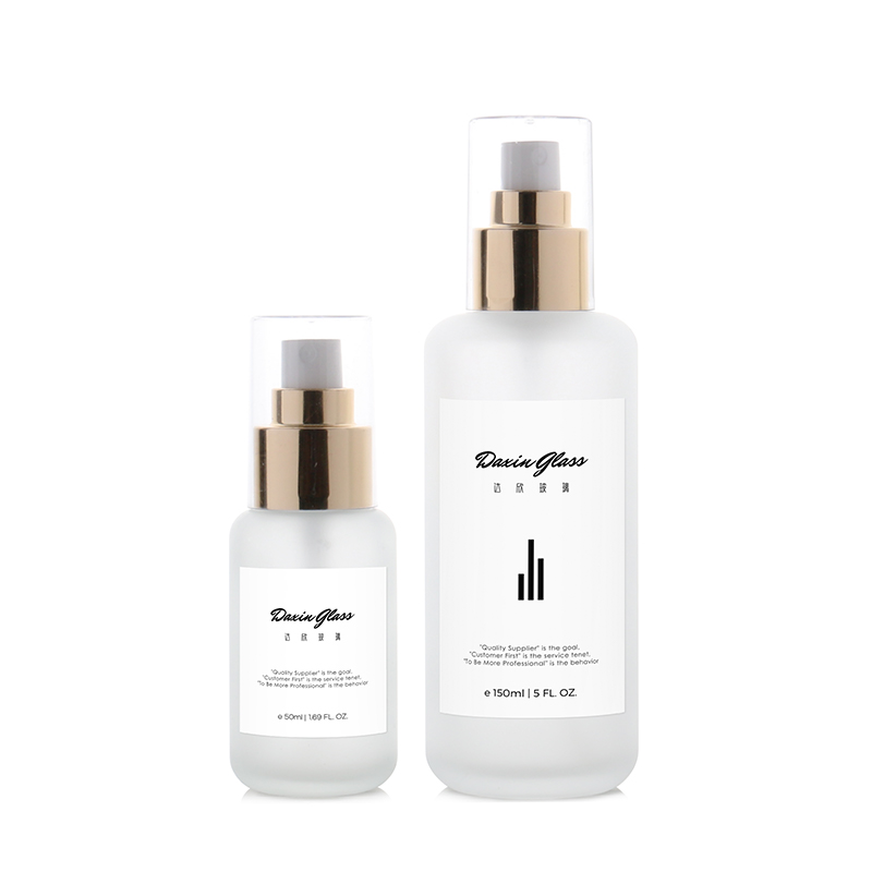 Botol Semprot Kosong Transparan dengan Logo Kustom untuk Pengharum Ruangan 50ml 150ml