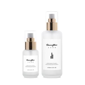 Custom Logo Clear Frosted Empty Spray Bottle for Room Spray 50ml 150ml