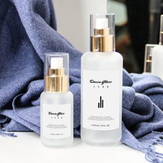 Custom Logo Clear Frosted Empty Spray Bottle for Room Spray 50ml 150ml