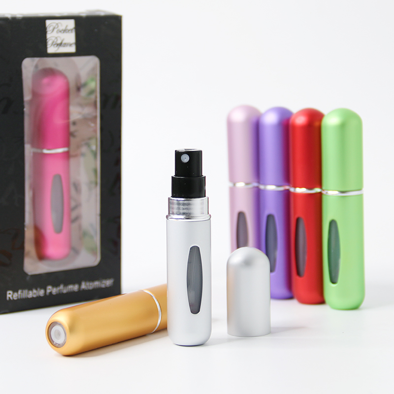 5 ml 8 ml Reise-Mini-Parfümzerstäuber, nachfüllbar, leere Parfümflasche