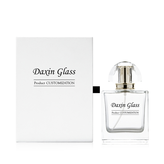 زجاجة عطر بخاخ زجاجية فارغة عالية الجودة سعة 50 مل