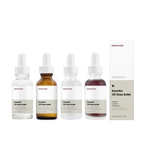 30ml 50ml 100ml Empty Clear Glass Dropper Bottles Tincture Bottles Travel Bottles