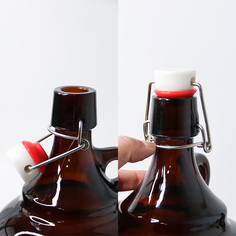 flip top glass bottle [1 liter / 33 fl. oz.