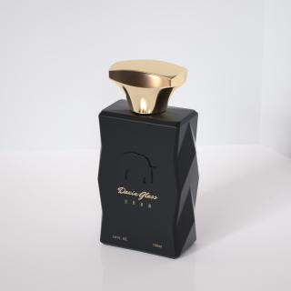 100ml Glass Fine Mist Atomiser Empty Glass Square Perfume Bottles