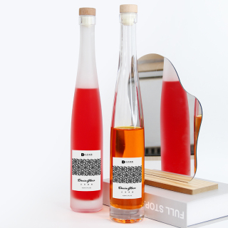 400ml 500ml Bouteilles en verre de liqueur de vin clair Bouteilles de bière vides