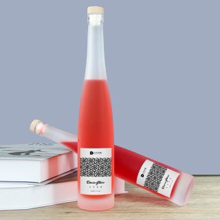 400ml 500ml Anggur Bening Botol Kaca Minuman Keras Botol Bir Kosong