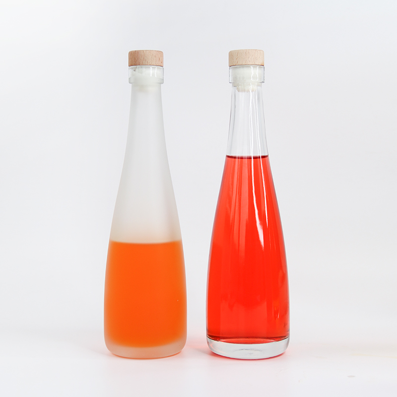 Botol Kaca Kosong Bening/Buram untuk Minuman Keras Wiski Vodka