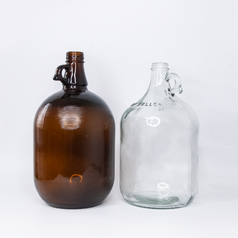 Botol Anggur Pribadi 2L 4L Botol Bir Kaca Bening Amber