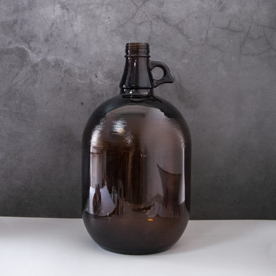 2L 4L زجاجة نبيذ شخصية زجاجات زجاجية بيرة العنبر واضحة