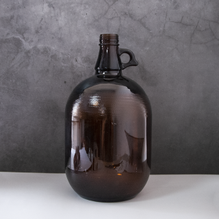 Bouteille de vin personnelle 2L 4L bouteilles en verre de bière ambre clair