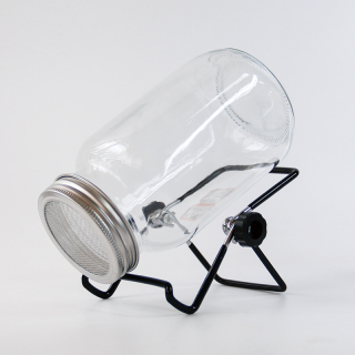 1L Wide Mouth Mason Sprout Jar with Sprouting Lids Kit