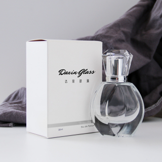 Flacon en verre de parfum de Cologne Epmty clair de 30 ml avec bouchon
