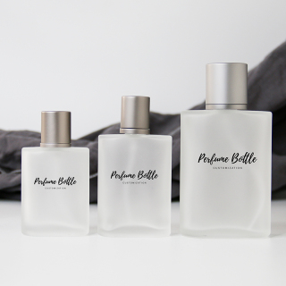 Empty Frosted Glass Spray Bottle 1 oz 50ml 100ml Cologne Perfume Bottles