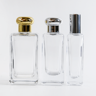 30ml 50ml 100ml Parfum Botol Kaca Bening Persegi Panjang