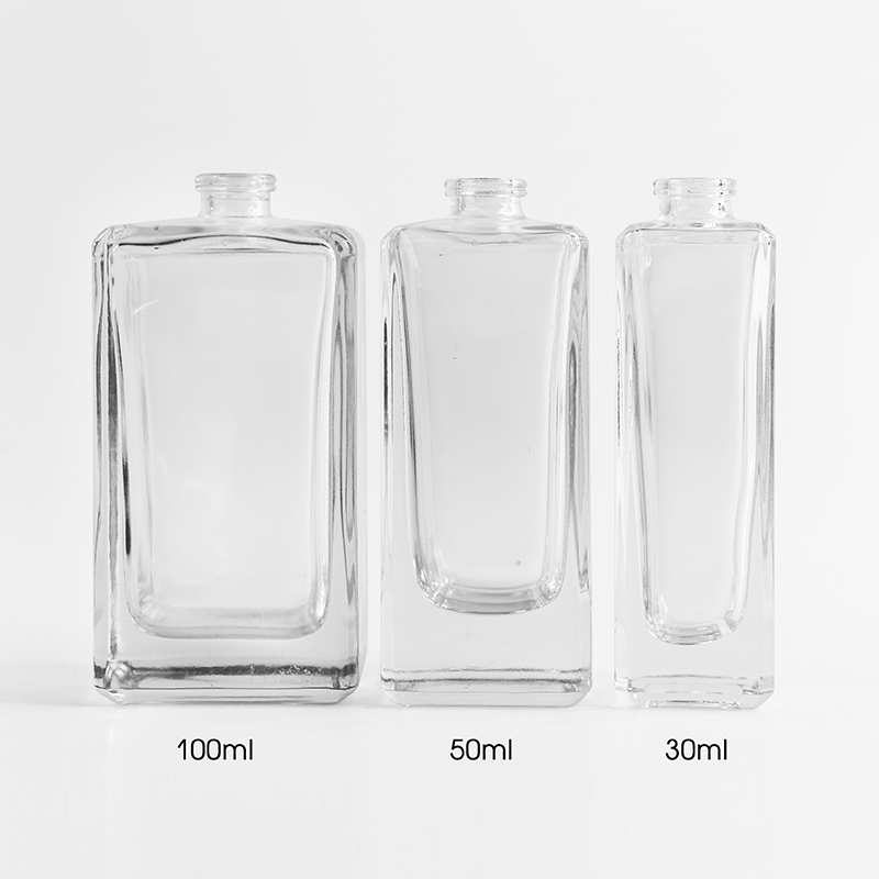 30ml 50ml empty clear spray perfume glass bottle