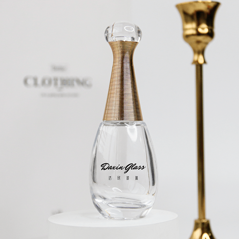spray luxury empty glass perfume bottle with box
