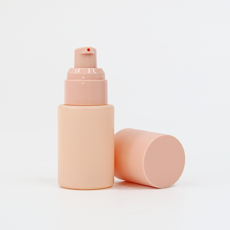 Botol Minyak Esensial Kaca Bahu Datar 20ml 30ml dengan Pompa Semprot