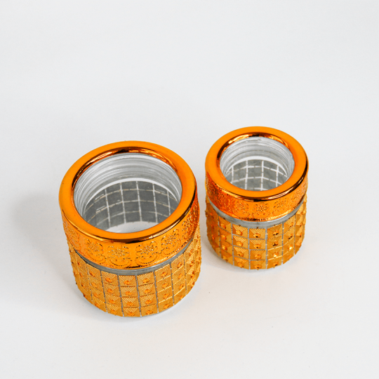 50ml 100ml Toples Kaca Bulat Silinder Mewah Toples Bumbu Saffron Merah