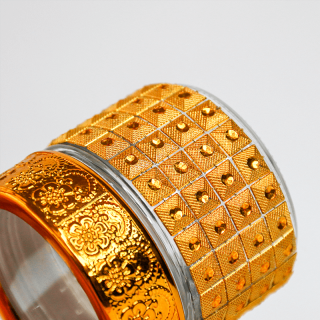 50ml 100ml Toples Kaca Bulat Silinder Mewah Toples Bumbu Saffron Merah