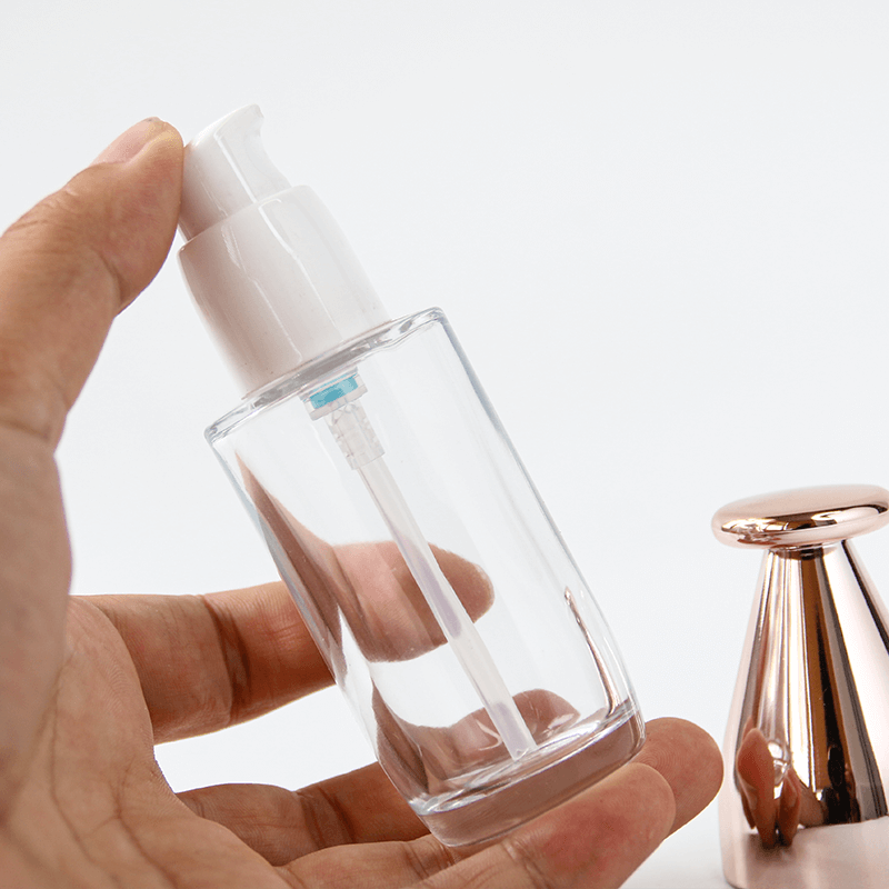 Botol Kaca Lotion Kosmetik Ukuran 30ml 40ml 50ml 100ml 120ml