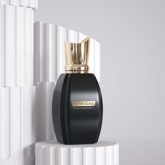 Flacone di profumo spray di lusso vuoto personalizzato da 50 ml