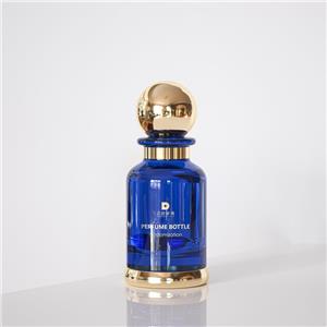 Bottiglia di profumo personalizzata in vetro blu / rosa / verde / nero opaco