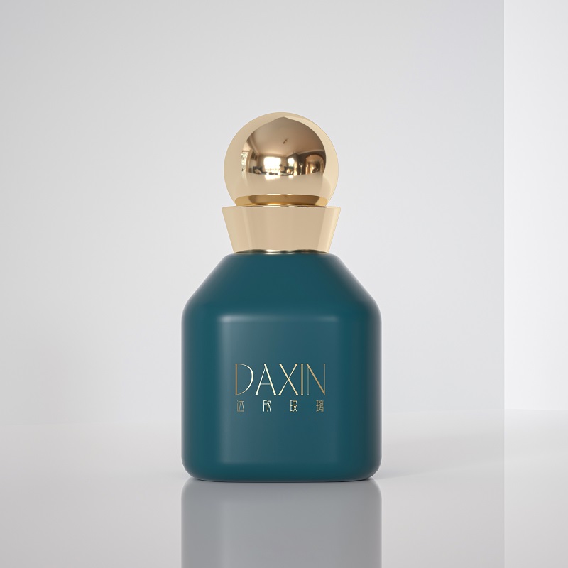 Proveedores de envases para perfumes: Frasco de vidrio cuadrado personalizado de 50 ml con pulverizador para perfume.
