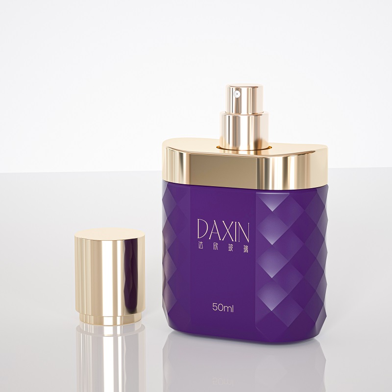 Botol Minyak Wangi Ungu Jenama Asli Wanita 50ml Botol Kaca Minyak Wangi Mewah