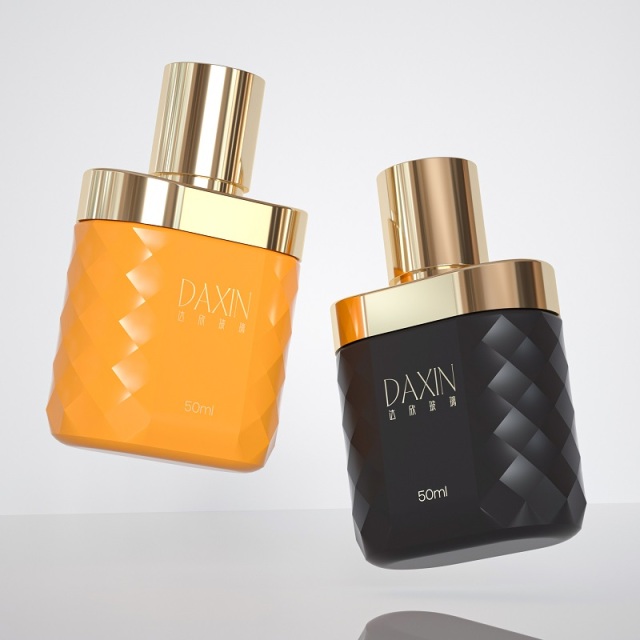 향수 본래 브랜드 여자 자주색 향수병 50ml 호화스러운 향수 유리병