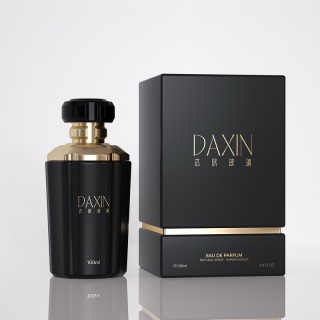 Bottiglia di profumo personalizzata da 100 ml Nuova bottiglia di profumo nera di lusso per uomo e donna